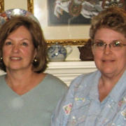 Carolyn and Christy in 2008